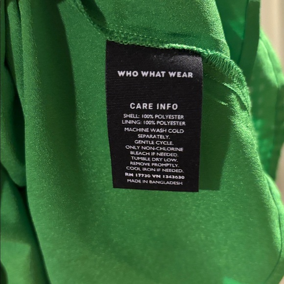 Who what wear green layered dress - Picture 4 of 7